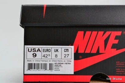 1 EasyMatch OG Jordan Air 324 High 1725 Retro 1016